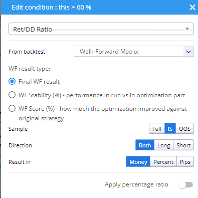 WFM filter