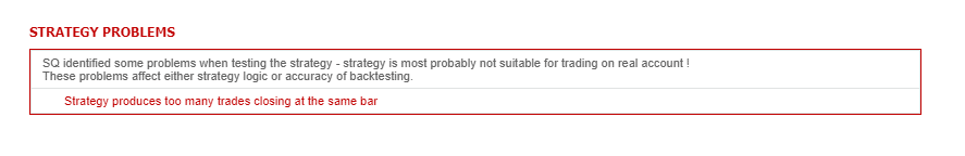 error message
